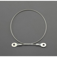 【EA628ST-21】φ1.5x150mm ステンレスワイヤー(ビス止め端子付)