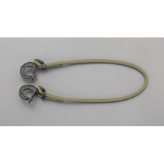 【EA628WH-61】φ8mmx 300mm バンジーコード(フック付/2本)