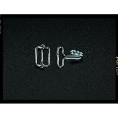 【EA628WL-1A】20mm 平ゴムロープ金具セット[20組]