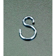【EA638E-1】10.6×1.2mm Sフック(ユニクロメッキ/10個)