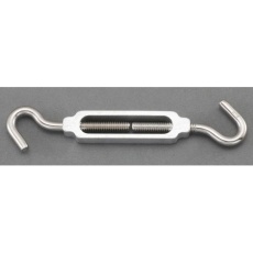 【EA638KE-21】6.6mm ターンバックル(Hook&Hook/アルミ・ステンレス製)