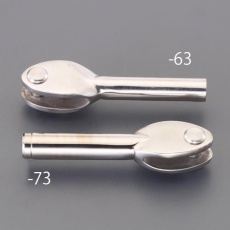 【EA638RT-75】M10x 55mm 止め金具(左・雌ねじ/ステンレス製)