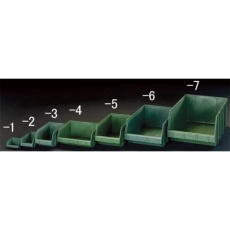 【EA661CM-3】151×240×128mm パーツトレー連結(重ね置型/緑)