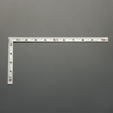 【EA720WA-12A】250×500mm シルバー曲尺