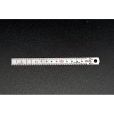 【EA720YD-2】300mm シルバー直尺(マグネット付)