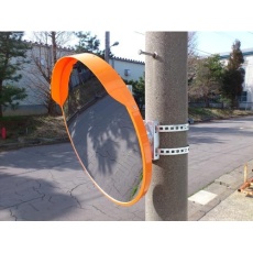 【EA724ZY-11】φ600mm 凸面ミラー(丸型・電柱用/アクリル製)