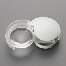 【EA756B-96】x 4.0/φ35mm ポケットルーペ(LEDライト付)