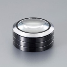 【EA756BD-5】x2.5/70mm デスクトップルーペ(LEDライト付)