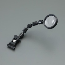 【EA756FK-1】x4.5/φ30mm スタンドルーペ(クリップ式)