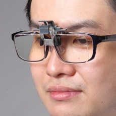 【EA756HB-26】x2.0/50x40mm めがね取付け型ルーペ