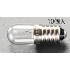 【EA758ZA-28】6.3V/0.15A/E10 パネル球(10個)