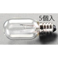 【EA758ZA-53】110V/5.0W/E12 中ナツメ球(5個)
