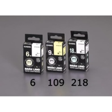 【EA761DX-24】24mm テープカートリッジ(白に黒文字)