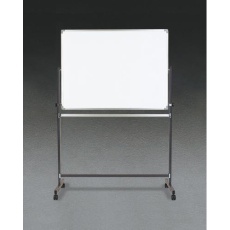【EA761LE-120】1200×900mm ホワイトボード(スタンド付)