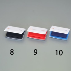 【EA762AE-10】125×92×18mm[青]瞬乾スタンプ台