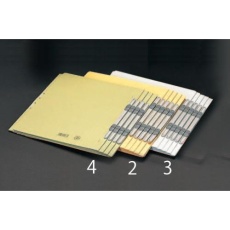 【EA762CD-2】A4 フラットファイル(黄/5枚)