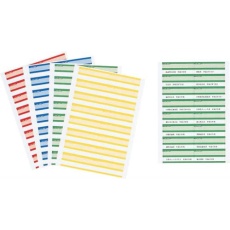 【EA762CS-31】33×86mm フォルダーラベル(赤/10シート/160片)