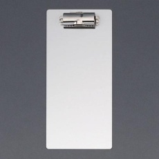 【EA762DA-5】100×220mm/伝票サイズ クリップボード(アルミ製)