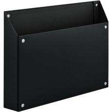 【EA762FG-358】247×344×53mm マグネットポケット(ヨコ型/黒)