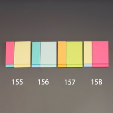 【EA762GA-158】75×50mm/75×25mm 粘着メモ(30枚×4個/3色)