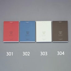 【EA762GC-304】A7判/5mm 方眼罫メモ帳(ブラック/5冊)