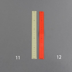 【EA762GG-12】25×130mm しおり定規(マグネット付/オレンジ)