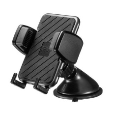 【EA764A-69A】74×125×100mm スマートフォン用車載ホルダー(吸盤式)