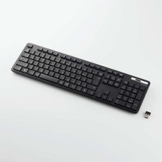 【EA764AB-21C】441×127×25mm[コンパクト型]キーボード(USB/抗菌)