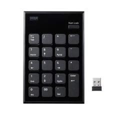 【EA764AB-225】86×130×17mm ワイヤレステンキーボード