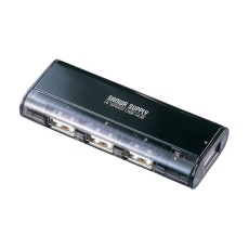 【EA764AD-94A】[4ポート]USB2.0ハブ(強力マグネット付/バスパワー)