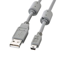 【EA764AJ-176A】5.0m ミニUSBケーブル(A-ミニB5pin/2.0対応)