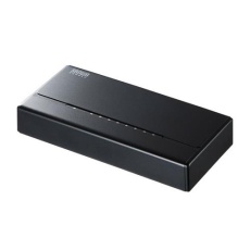 【EA764BY-62】スイッチングハブ(10/100対応/8ポート/マグネット付)