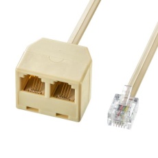 【EA764CB-34】2m モジューラーコード用延長分配コード