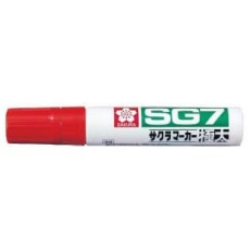 【EA765MV-352】[赤/極太]油性マーカー