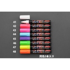 【EA765MW-44】[青/中字]水性ネオボードマーカー(5本)
