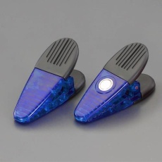 【EA781GB-33】89mm マグネットクリップ(青/2個)