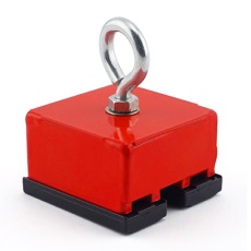 【EA781GC-32】50×50mm 超強力マグネット(アイボルト付)