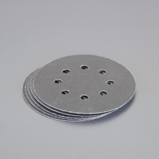 【EA809XX-29】#1200/125mm 穴付ディスクペーパー(マジック式/5枚)