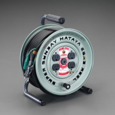 【EA815BL-50E】AC125V/15A/50m コードリール(サーモカット・アース付)