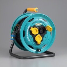 【EA815BW-30A】AC125V/15A/30m コードリール(防雨/漏電遮断器付)