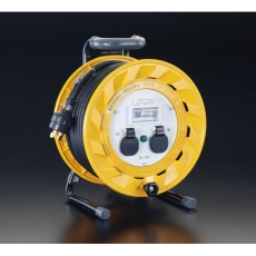 【EA815DG-30L】AC200V/19A/30m コードリール(漏電遮断器・抜止付)