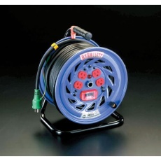 【EA815DT-3】AC125V/32A/30m コードリール(極太/過負荷遮断)