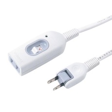 【EA815GA-89】AC125V/15Ax1.0m 延長コード(中間スイッチ付)