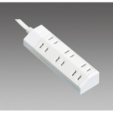 【EA815GL-196】AC125V/15Ax 1m タップ(6口)