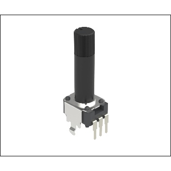 【RK09K1130A70】ロータリボリューム 9型絶縁軸スナップインタイプ