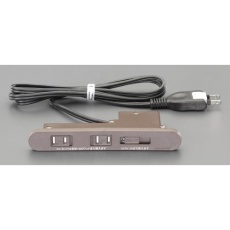 【EA815HS-11】AC125V/15Ax1.5m コンセント(埋め込み/茶)