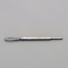 【EA819BK-206】6×100mm/3mm軸 軸付ワイヤーブラシ(十字型)