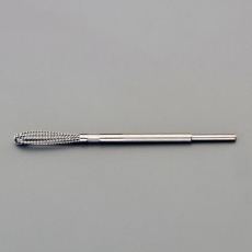 【EA819BK-306】6×100mm/3mm軸 軸付ワイヤーブラシ(リング型)
