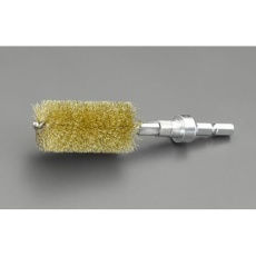 【EA819BT-117】38x50mm 6角軸 ワイヤーブラシ(真鍮線)