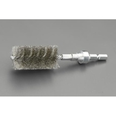 【EA819BT-125】25x50mm 6角軸 ワイヤーブラシ(ステンレス線)